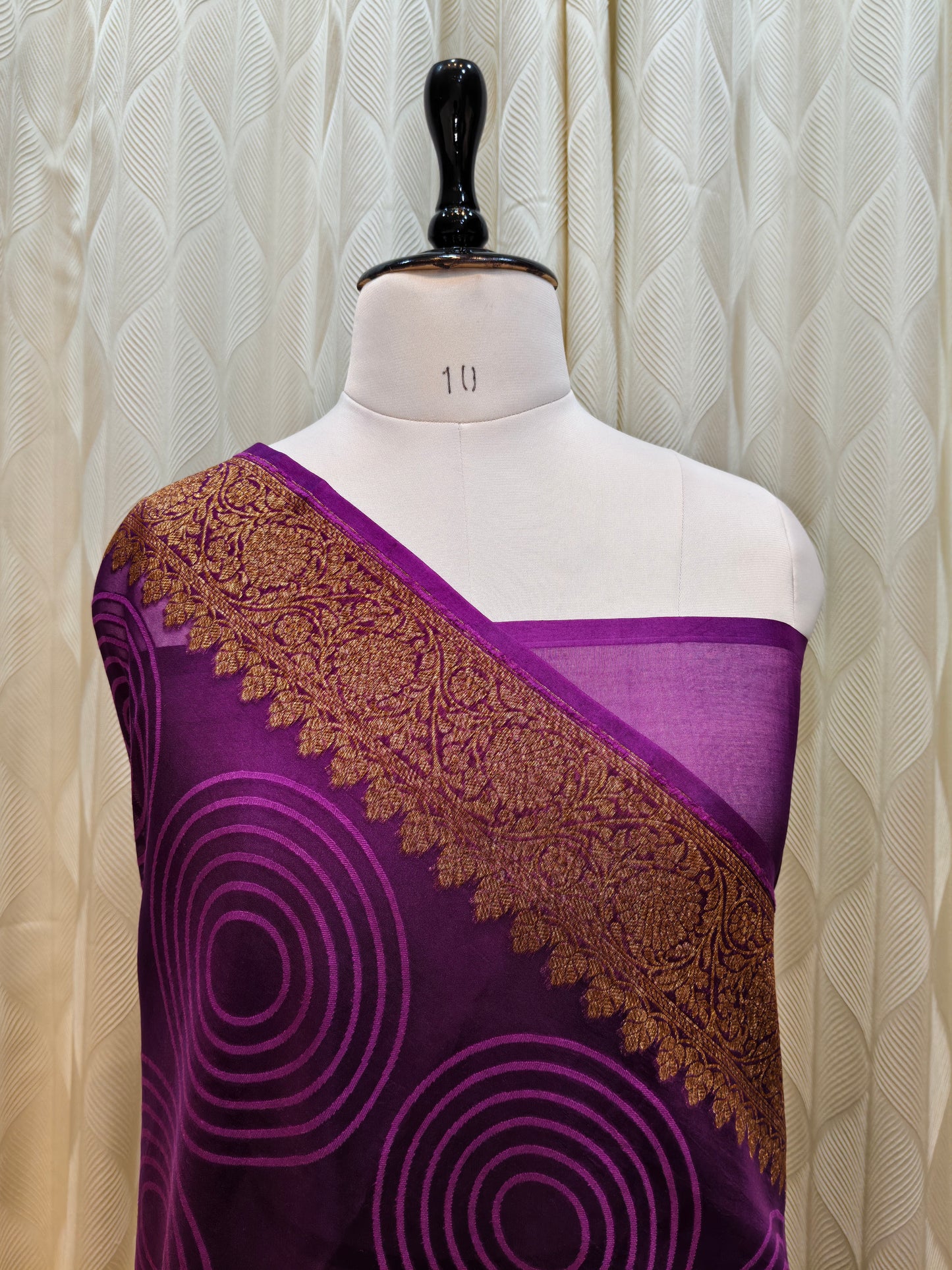 PURE KORA/ORGANZA BANARASI HANDLOOM SAREE