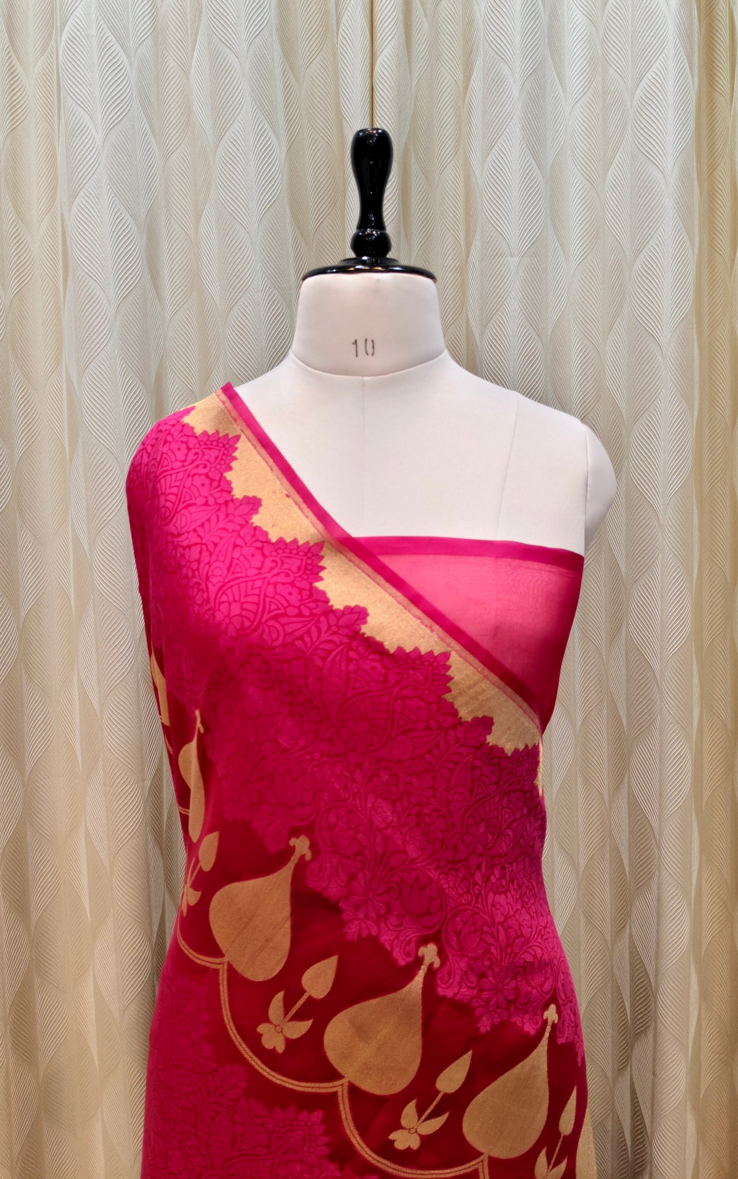 PURE KORA/ORGANZA BANARASI HANDLOOM SAREE